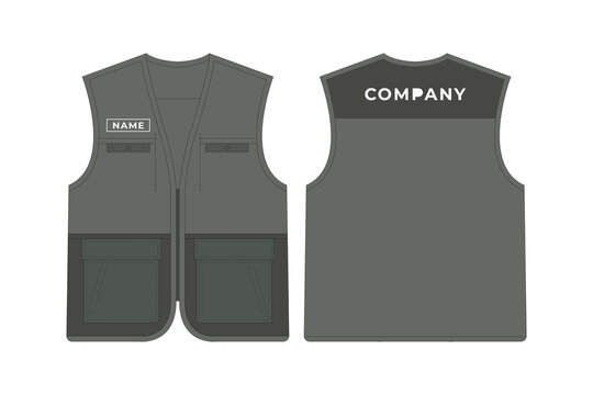 VEST TEMPLATE DESIGN