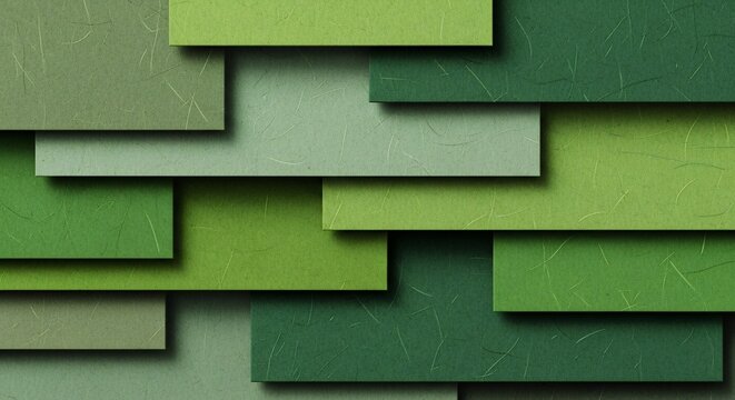 Green rectangles abstract background