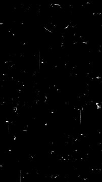 old film noise, grain and scratch retro vintage effect isolated 4k alpha channel animation,stream and video  overlay vertical social media motion design element