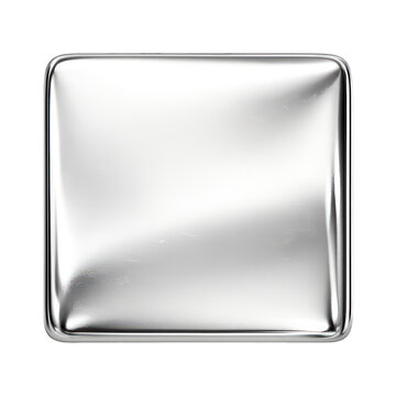 PNG Shiny metallic square icon