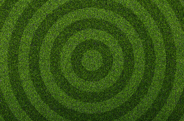 Obraz premium Artificial soccer turf texture background with circular pattern