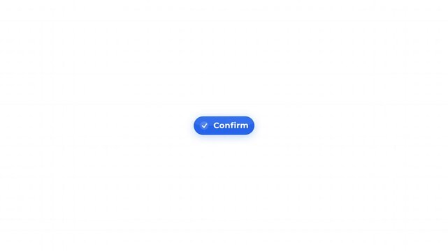 Animated Blue Confirm Button Transitioning from Loading to Success