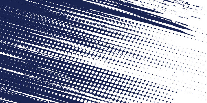 Abstract halftone wave dots background. Futuristic twisted grunge pattern, dots, circles. Vector modern optical pop art texture for posters, business cards and etc