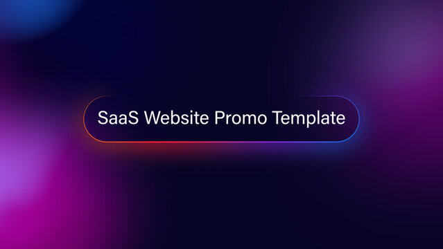 SaaS Website and App Presentation Animation Template