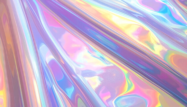 Holographic iridescent abstract background