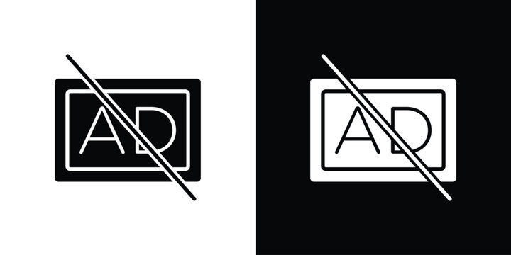 No audio description icon design simple and modern concept templates