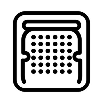 CPU PGA Processor Socket Icon for AMD Motherboard