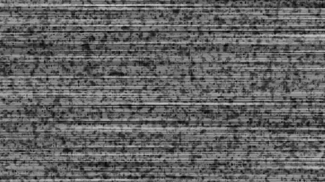 Gritty monochrome texture with horizontal scan line interference
