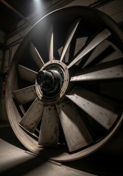 Industrial turbine fan machinery