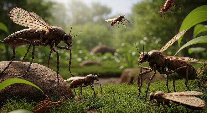Insect creatures outdoors nature
