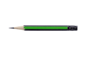 Fototapeta premium Green pencil on transparent background (PNG File) 