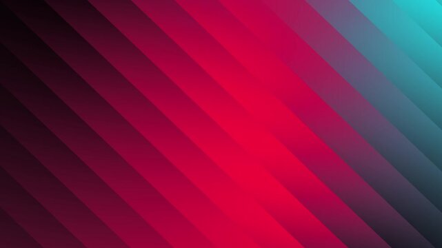 Abstract Colorful Pink and Red Striped Wave Background with Gradient Silk Texture Decorative Vector Pattern Design