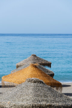 Torrox Costa beach and seafront, Andalusia, Spain