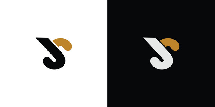 Unique and strong letter SS initials logo design