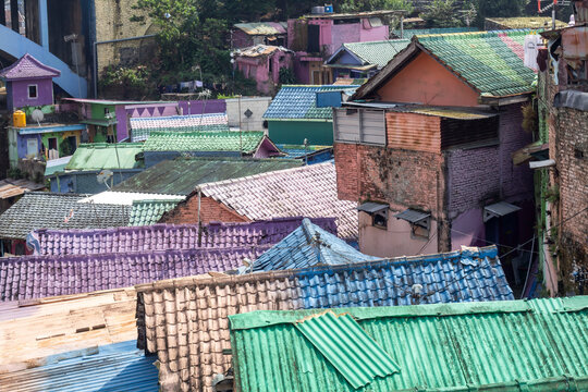 colorful houses in Colour Village Malang