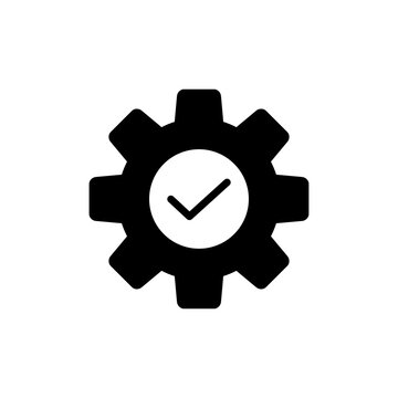 Gear Icon, Mechanical Cogwheel Symbols, Engineering Mechanism symbol, Png transparent background