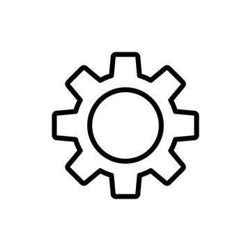 Gear Icon, Mechanical Cogwheel Symbols, Engineering Mechanism symbol, Png transparent background