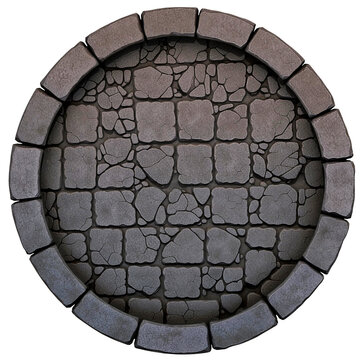 Stylized Stone Circle Platform Pedestal