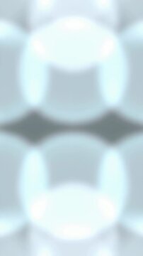 Vertical video: Shifting soft rects and ovals on canvas, loop starting revealing nodes for looping
