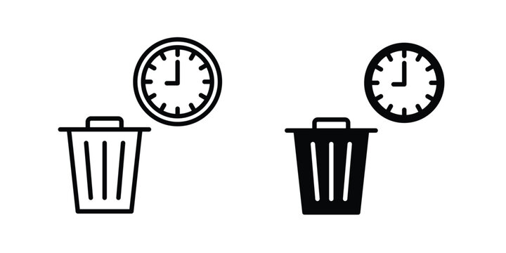 Time waste icon
