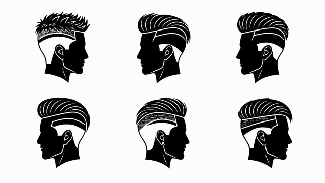 Modern Men's Hairstyles Silhouettes: Fade, Undercut, Pompadour