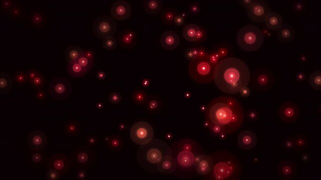 Blood Web Node Network Animation - Red Crimson Connected Mesh Dark 4K Seamless Loop