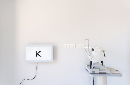 Eye Examination Space With Equipment 