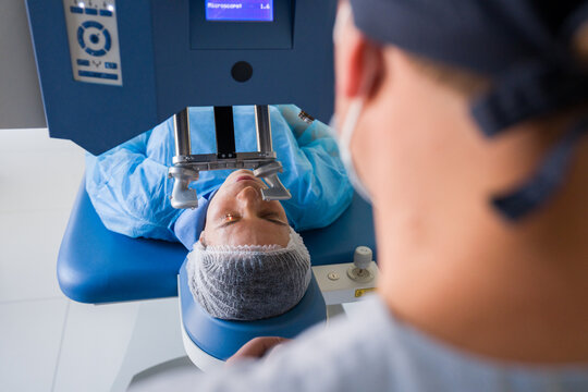 Medical Procedure in a Hospital With Advanced Equipment