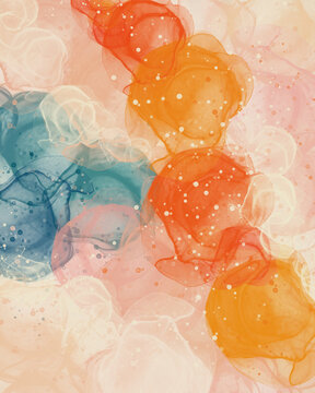 Modern Abstract Ink Pattern 
