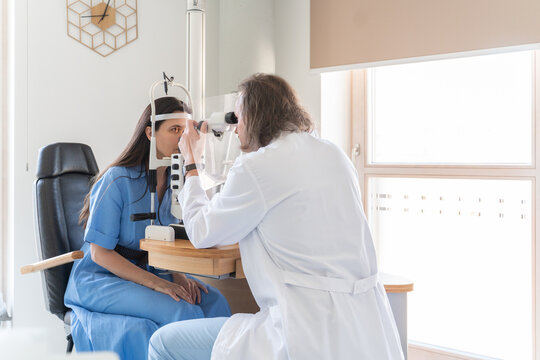 Eye Exam at the Clinic 