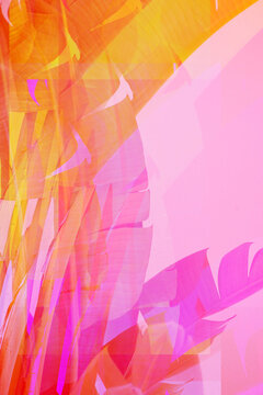 Vibrant Abstract Palm Tree