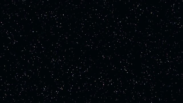 Seamless Twinkling Stars in Night Sky Loopable Background