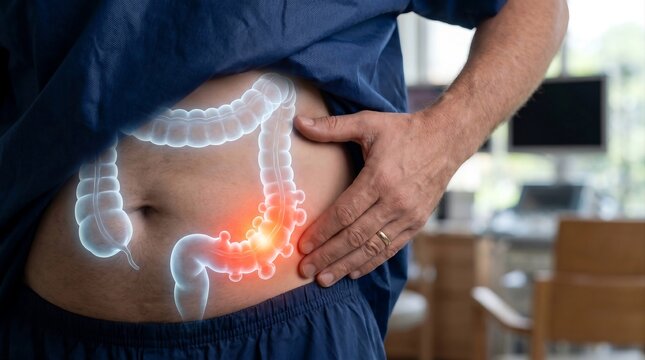 Diverticulitis Inflammation Causing Lower Left Abdominal Pain