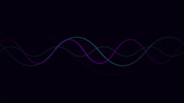 sound wave frequency vibration physics educational vector graphic