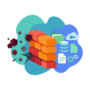 Digital Network Firewall Protection Securing Sensitive Data and Cloud Infrastructure Files