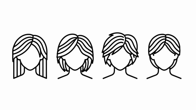 Diverse Hairstyles Collection: Bob, Pixie, Layers, Blunt Cut