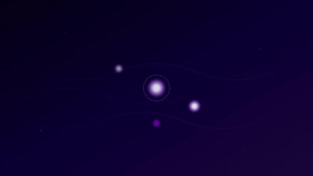 sleek quantum computing qubit processing probability simulation animation