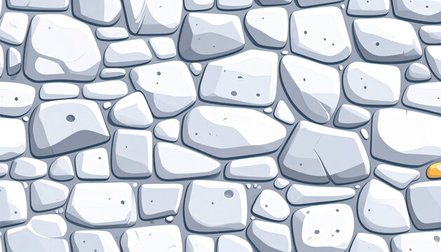 Gray stones with various shapes sizes.