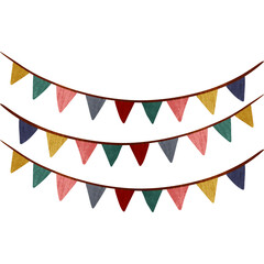 Fototapeta premium set of red ribbons