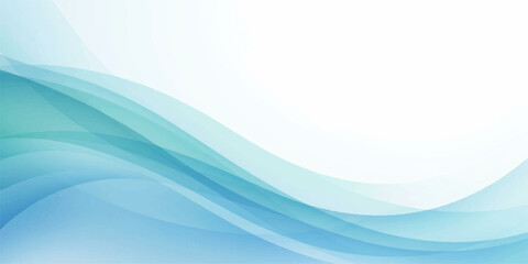 Naklejka premium Abstract smooth blue flowing waves background template with abstract background template wallpaper minimalist