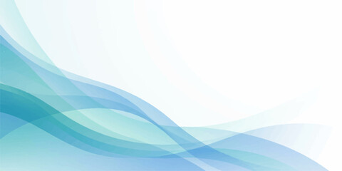 Fototapeta premium Abstract smooth blue flowing waves background template with abstract background template wallpaper minimalist