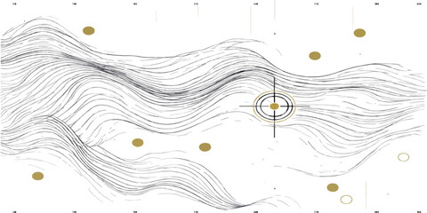 Topographic map grid with elevation contour lines topography elevation cartography geography landscape technical navigation abstract orientation planning geometry exploration detailed © MD OSMAN