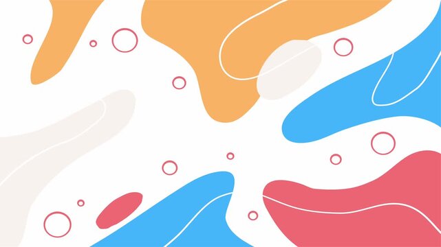 abstract background with bubbles vector art