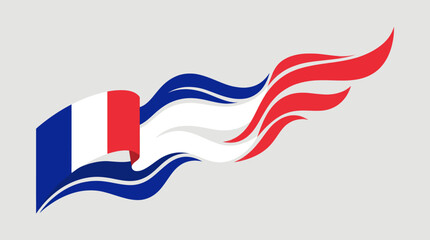 Abstract waving flag symbol © Alan