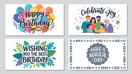 Birthday celebration greetings and graphics © angelina