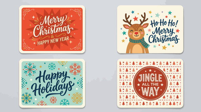 Christmas and holiday greeting cards collection