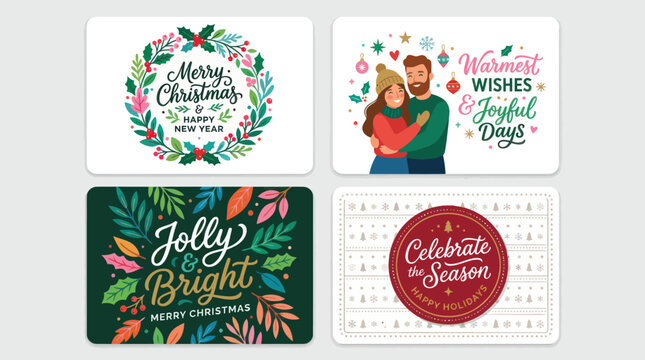 Christmas greetings and seasonal wishes