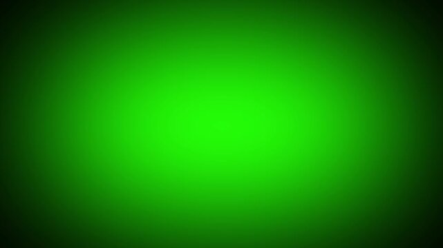 Green Screen Chroma Key Background Loop with Dark Vignette Border Glowing Radial Gradient Footage