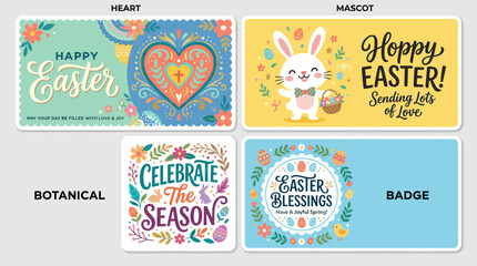 Easter greetings and symbols collection © BIGO