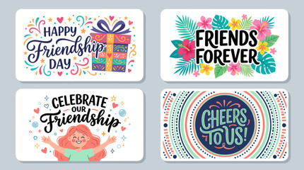 Friendship celebration greetings and graphics © Corneto